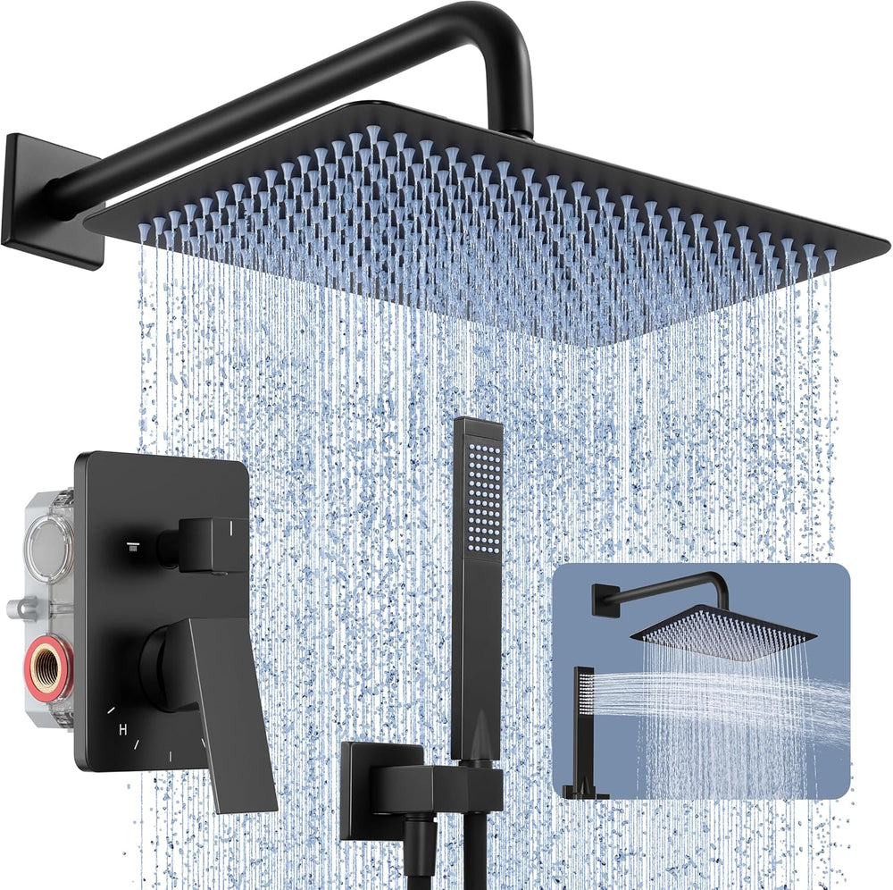 Concealed Shower System Set 12 Inch Head