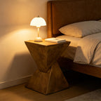Concrete Art Side Table Lightweight: Modern Accent