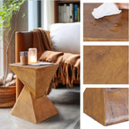 Concrete Art Side Table Lightweight: Modern Accent
