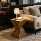Concrete Art Side Table Lightweight: Modern Accent