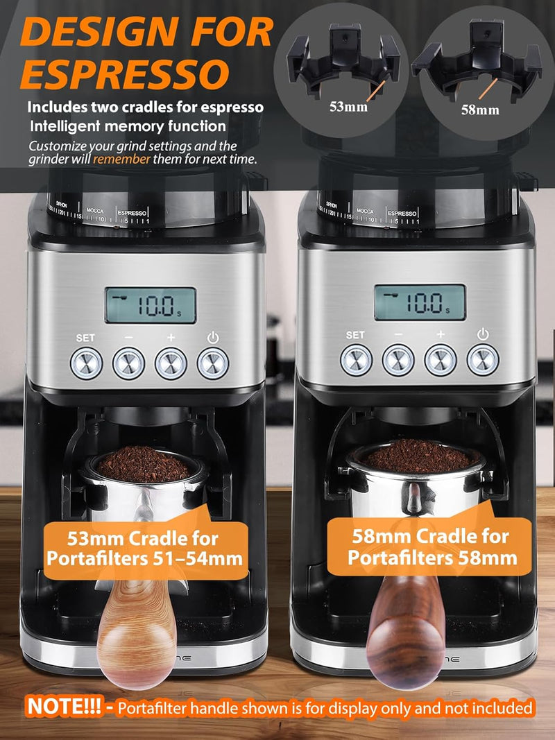 Conical Burr Coffee Grinder Electric 51 Precise Grind