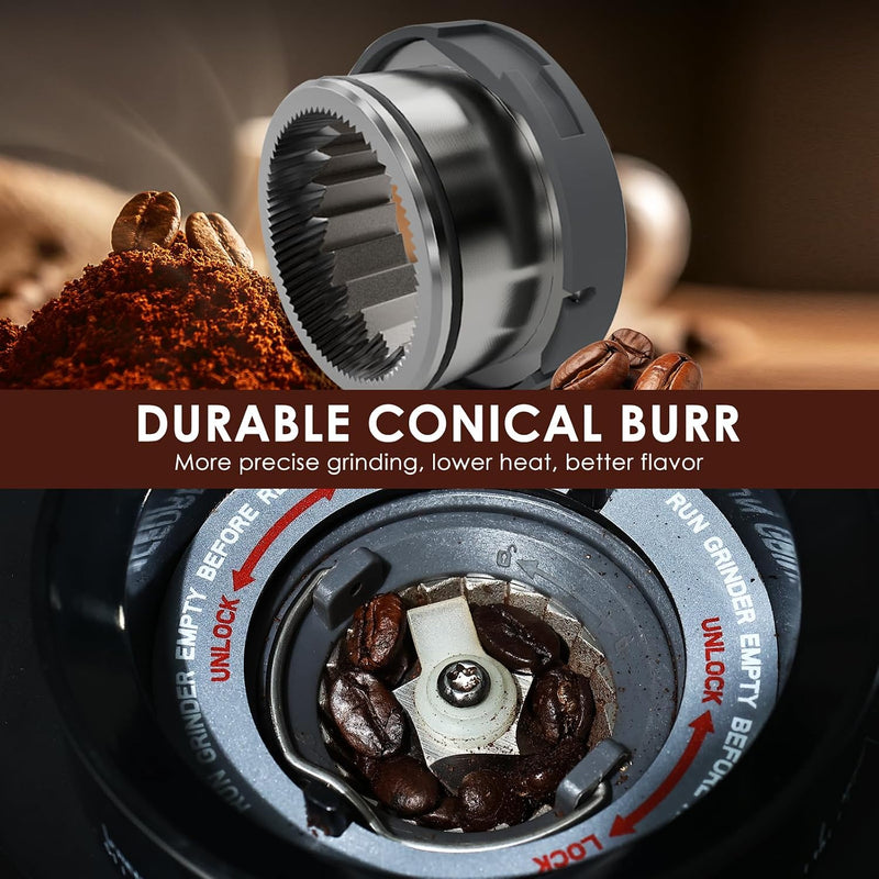 Conical Burr Coffee Grinder Electric 51 Precise Grind
