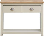 Console Hallway Side Table 2 Drawers Shelf Desk