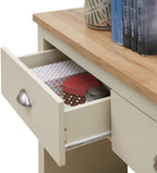 Console Hallway Side Table 2 Drawers Shelf Desk