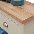 Console Hallway Side Table 2 Drawers Shelf Desk