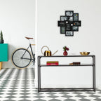 Console Table 2 Shelves Hallway Living Room Metal