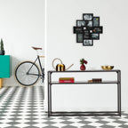 Console Table 2 Shelves Hallway Living Room Metal