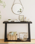 Console Table 2-Tier 120CM Long Hallway with Storage