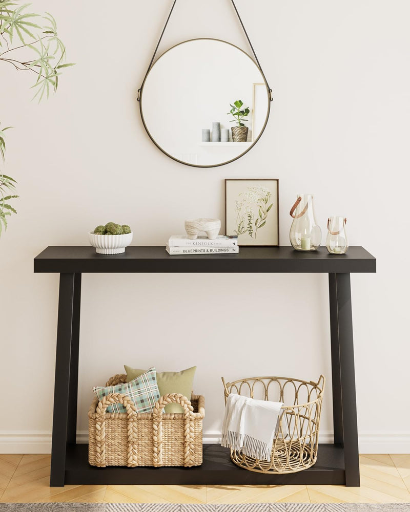 Console Table 2-Tier 120CM Long Hallway with Storage