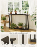 Console Table 2-Tier 120CM Long Hallway with Storage