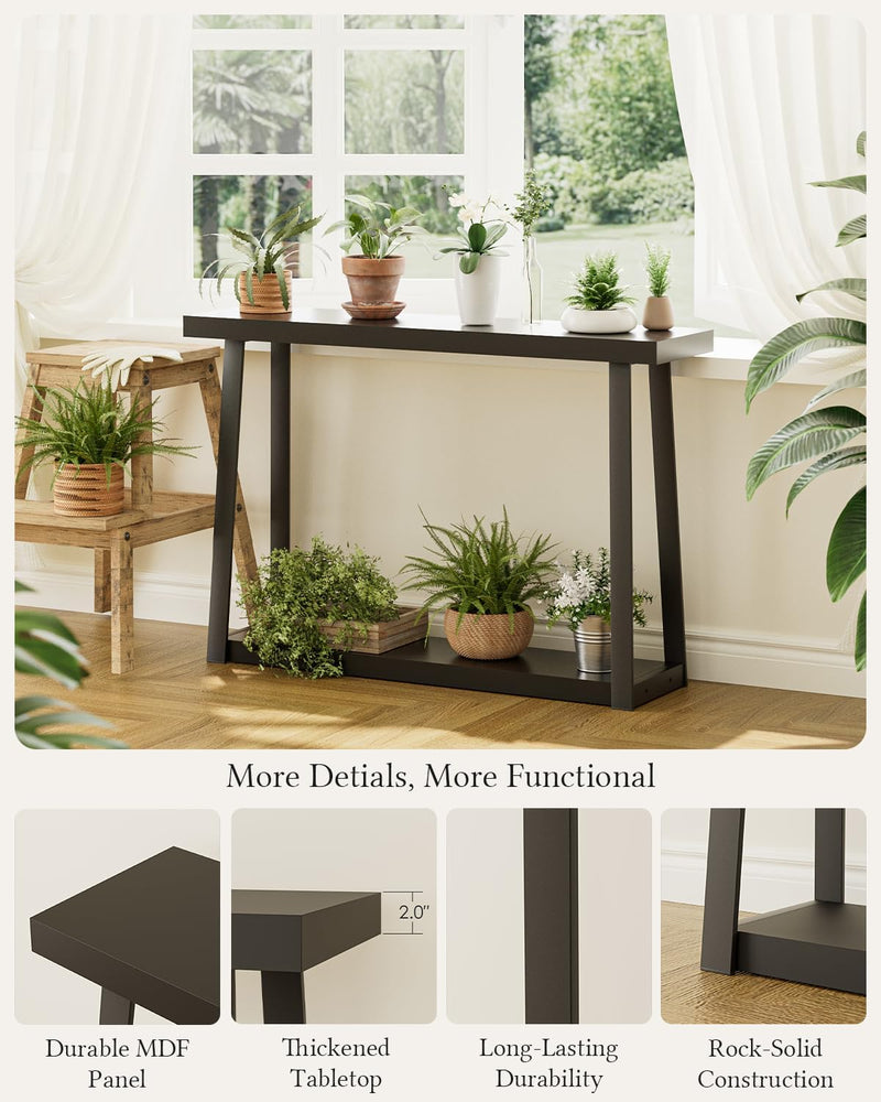 Console Table 2-Tier 120CM Long Hallway with Storage