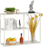 Console Table 3 Shelf Sofa Thin Entryway Metal