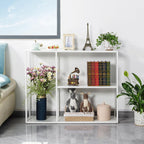 Console Table 3 Shelf Sofa Thin Entryway Metal
