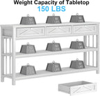 Console Table Entryway Tables with Storage Drawers
