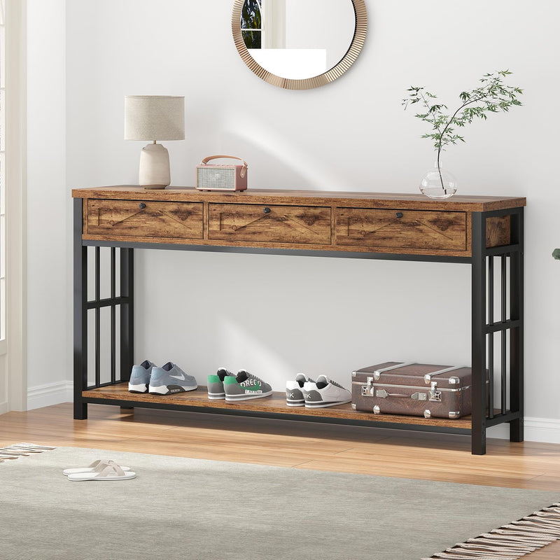 Console Table Entryway Tables with Storage Drawers