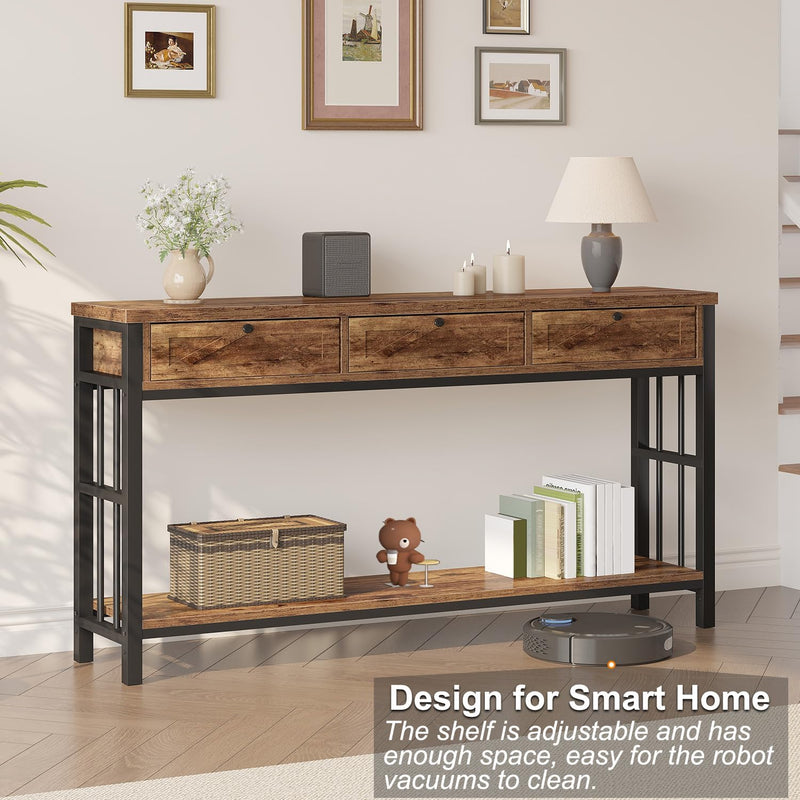 Console Table Entryway Tables with Storage Drawers