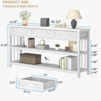 Console Table Entryway Tables with Storage Drawers
