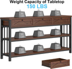 Console Table Entryway Tables with Storage Drawers