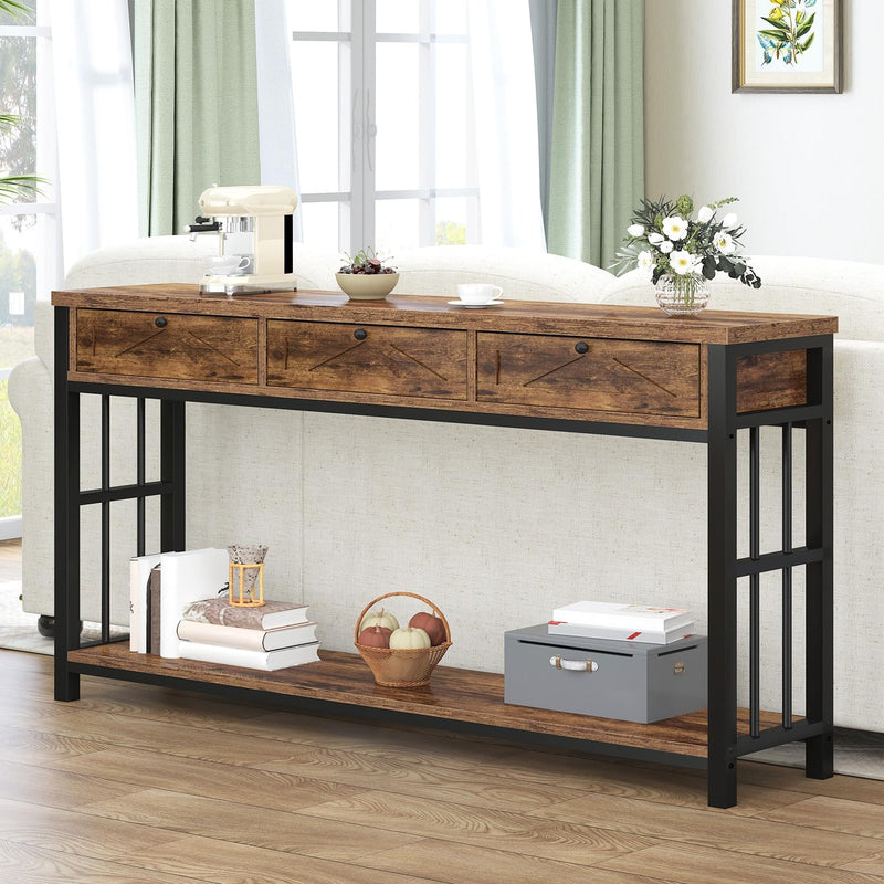 Console Table Entryway Tables with Storage Drawers