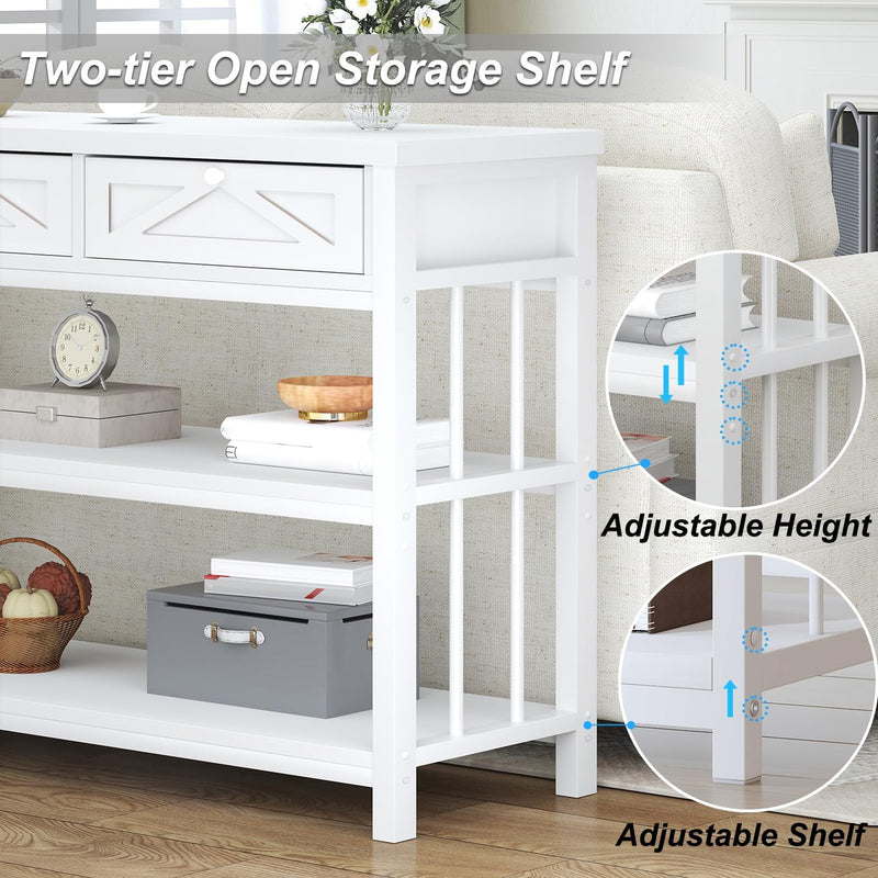 Console Table Entryway Tables with Storage Drawers
