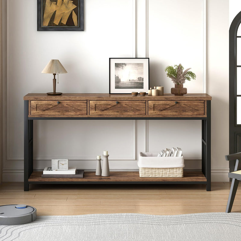 Console Table Entryway Tables with Storage Drawers