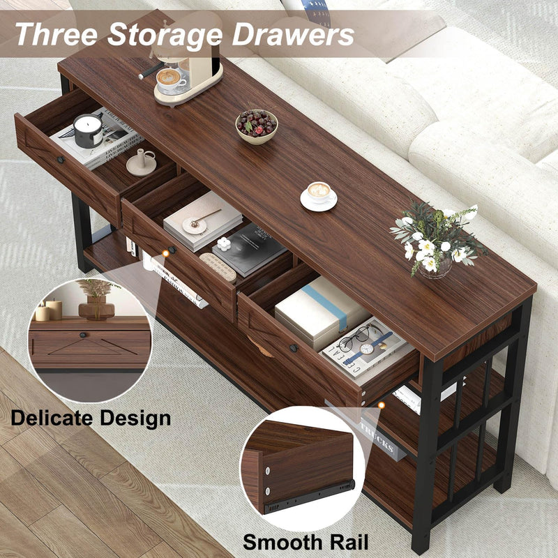 Console Table Entryway Tables with Storage Drawers
