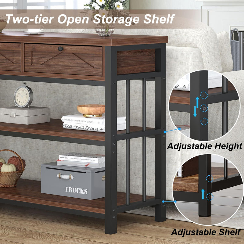 Console Table Entryway Tables with Storage Drawers