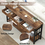 Console Table Entryway Tables with Storage Drawers