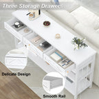 Console Table Entryway Tables with Storage Drawers