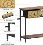 Console Table for Entryway with 3 Drawers Slim