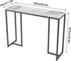 Console Table Hallway Sintered Stone: Consoles Desk 100x30x78.5