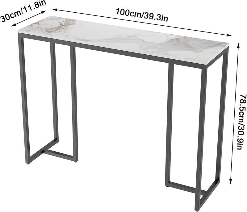 Console Table Hallway Sintered Stone: Consoles Desk 100x30x78.5