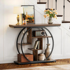 Console Table Hallway with 5-Tier Storage Shelves 105