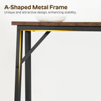 Console Table Slim Behind Sofa with Charging Station (Set of 2)