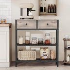 Console Table Slim with 2 Non-Woven Drawers Hallway