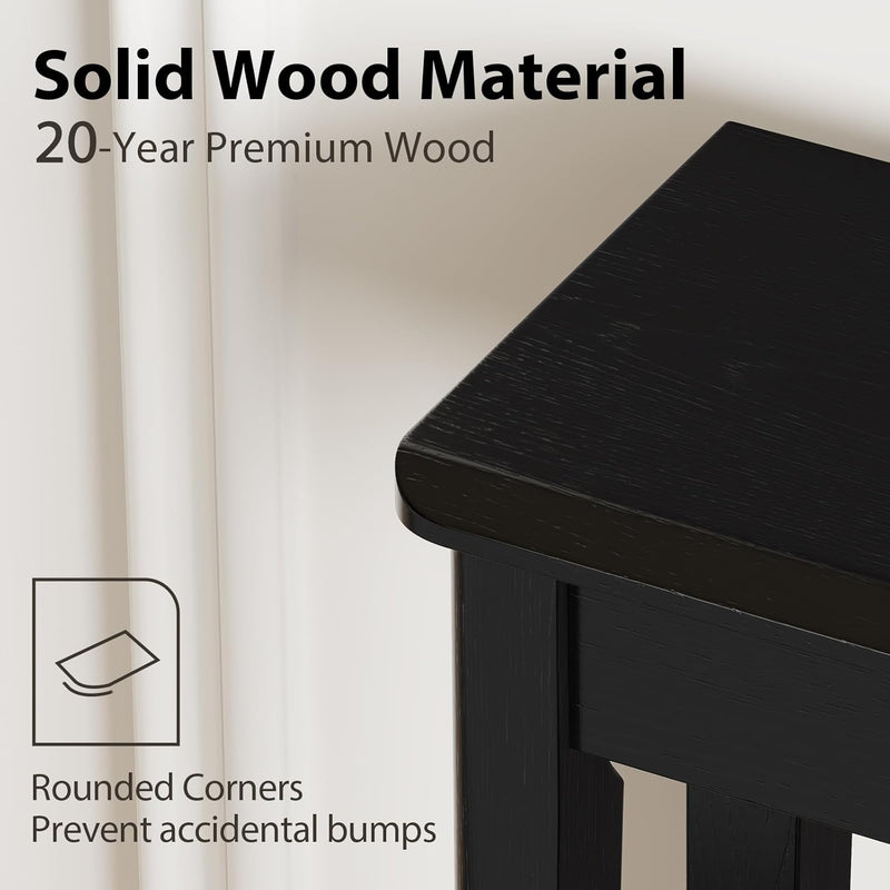 Console Table Slim with Drawers Hallway Storage Compact