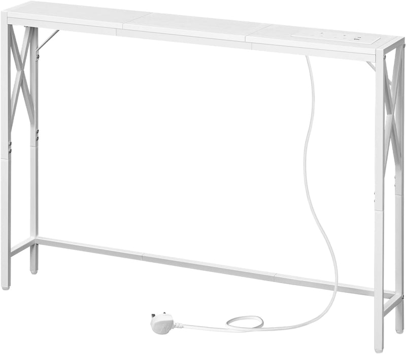 Console Table with Charging Station 100CM Narrow (2 Pack)