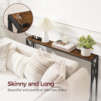 Console Table with Charging Station 100CM Narrow (2 Pack)