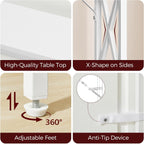 Console Table with Charging Station 100CM Narrow (2 Pack)