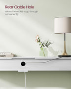 Console Table with Charging Station Slim for Hallway
