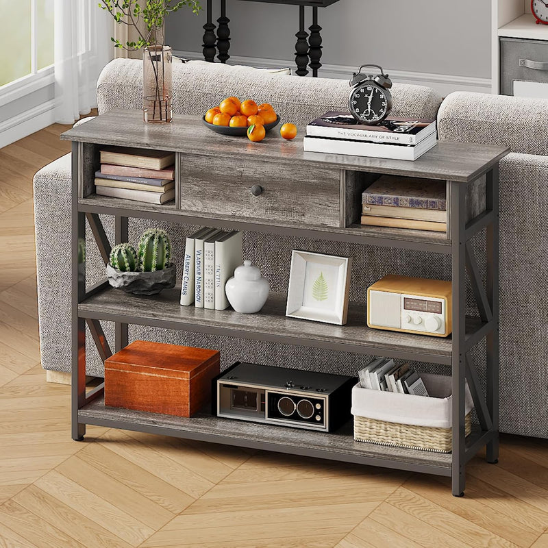 Console Table with Drawer Shelves 100CM Hallway Storage