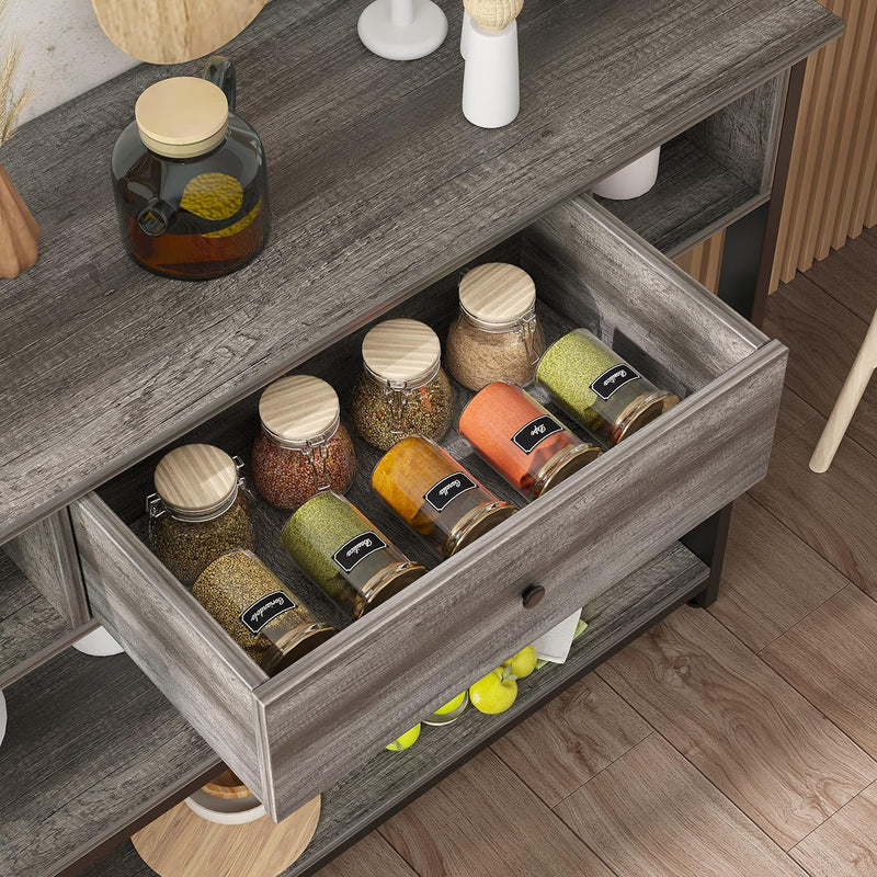 Console Table with Drawer Shelves 100CM Hallway Storage