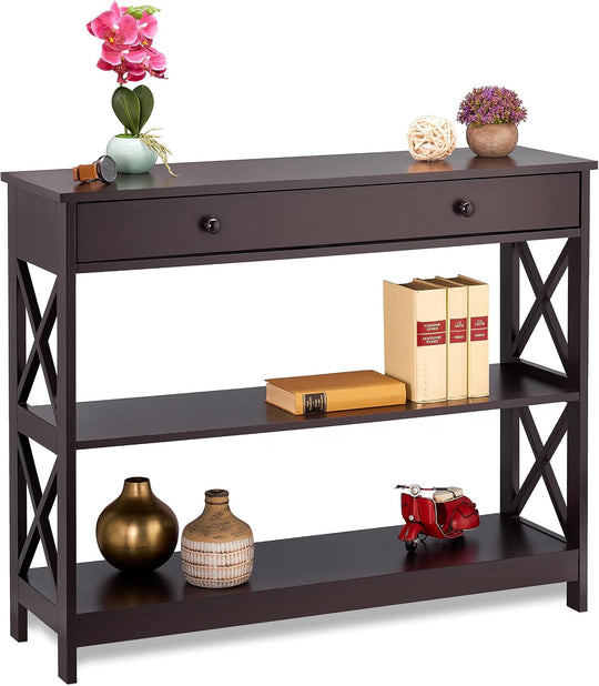 Console Table with Drawers Hallway and Living Room