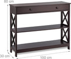 Console Table with Drawers Hallway and Living Room