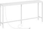 Console Table with Power Outlet Narrow