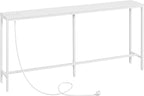 Console Table with Power Outlet Narrow