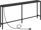 Console Table with Power Outlet Narrow