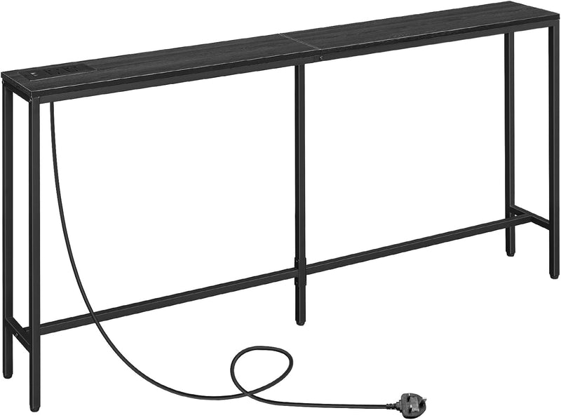 Console Table with Power Outlet Narrow