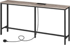 Console Table with Power Outlet Narrow