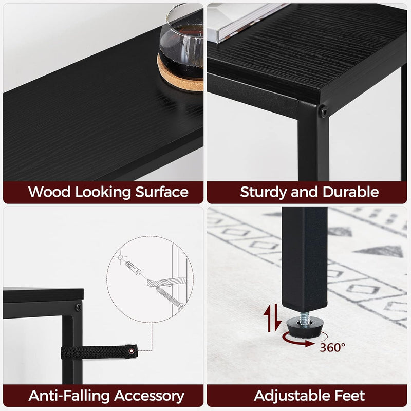 Console Table with Power Outlet Narrow